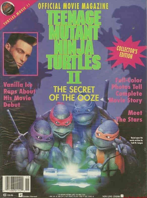 OFFICIAL MOVIE MAGAZINES magazine side cover  1991